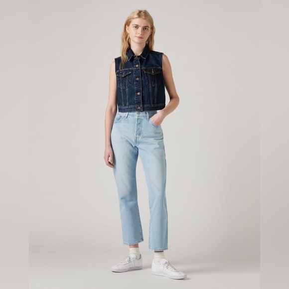 Levi's Denim - Levi's 501 Women's Straight Leg Jeans - Light Blue